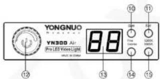 YONGNUO YN300 Air Pro LED Video Light 8.8 10 11 12 13 14 15
