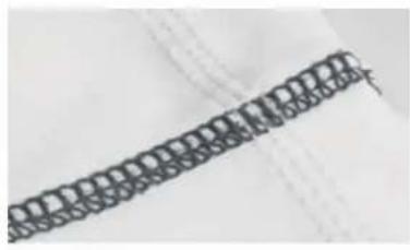Łucznik Overlock 720D4 - – płaski ścieg dekoracyjny: - 1