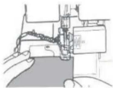 Łucznik Overlock 720D4 - Łańcuszek i test szycia - 1