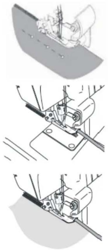 Łucznik Overlock 720D4 - - wzmacnianie ściegu: - 1