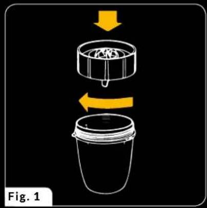 Sam Cook PSC-80 - ASSEMBLING AND DISASSEMBLING THE NUTRI BLENDER BOTTLES - 1