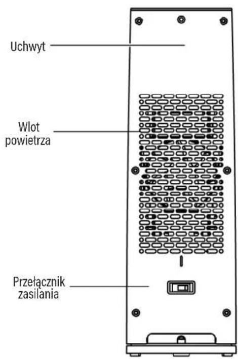 Uchwyt Wlot powietrza Przełącznik zasilania