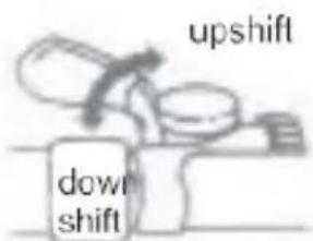 upshift down shift