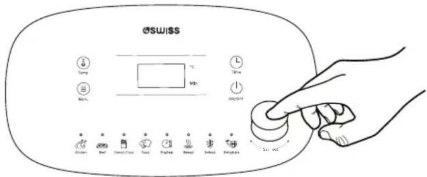 SWISS Temp Min Time Order Roof Touch/Close Feed Finisher Reset Finish Entryless SUI ACC