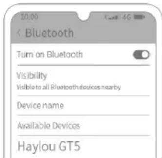 Haylou GT5 - Automatyczne parowanie - 1
