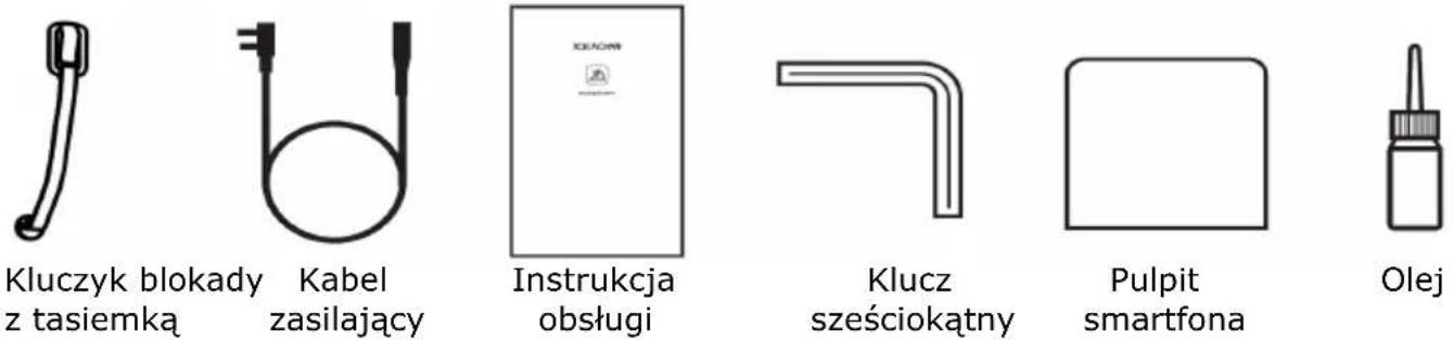 OVICX Q2S Plus - Zawartość opakowania. - 2