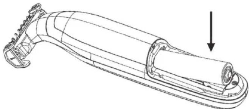Liberex QS-801 - Montaż akumulatora - 2