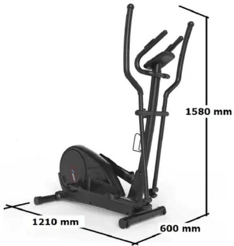 1210 mm 600 mm 1580 mm