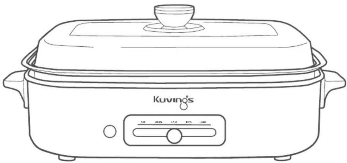 KUVINGS KMG-100B - Multi Electric Grill Instrukcja użytkownika - 1
