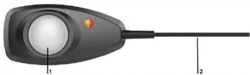 Testo Sonda Lux - Budowa - 1