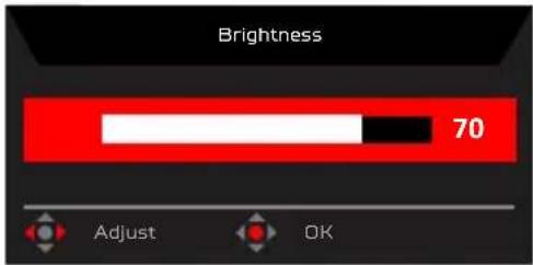 ACER NITRO XV322Q - Przycisk skrótu2 (domyślnie: Brightness (Jasność)) - 1