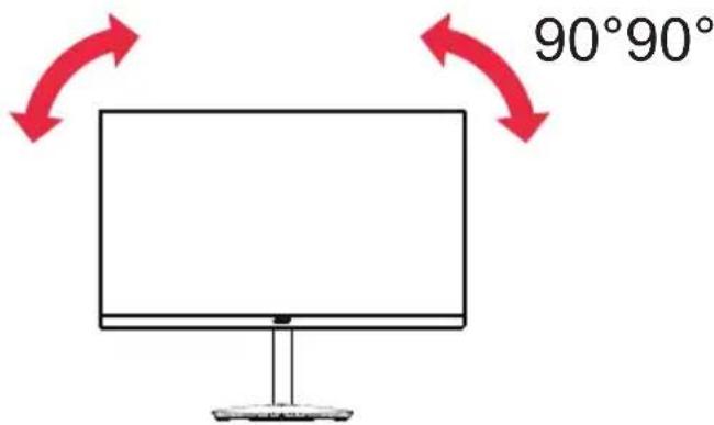 ACER Nitro XV272X - - Przekręcanie monitora - 1