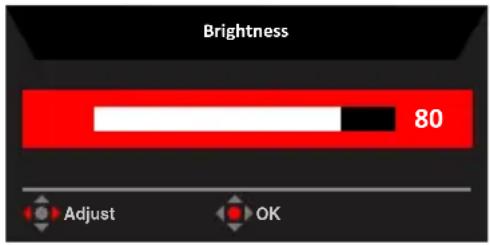 ACER Nitro XV272X - Przycisk skrótu2 (domyślnie: Brightness (Jasność)) - 1