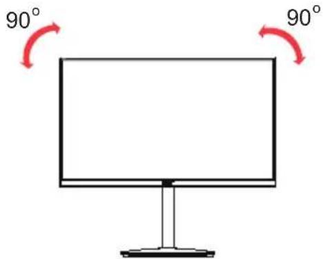 ACER Nitro XV270P - - Przekręcanie monitora - 1
