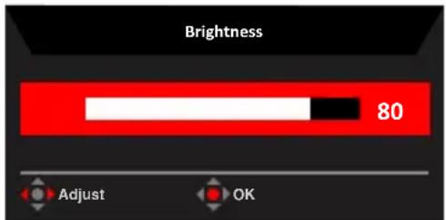 ACER Nitro XV270P - Przycisk skrótu2 (domyślnie: Brightness (Jasność)) - 1