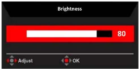 ACER Nitro VG271P - Przycisk skrótu2 (domyślnie: Brightness (Jasność)) - 1