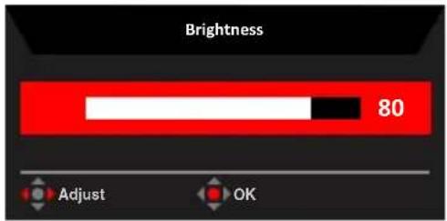 ACER Nitro VG272U - Przycisk skrótu2 (domyślnie: Brightness (Jasność)) - 1
