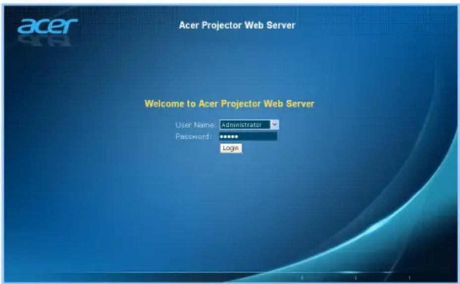 ACER PM-801 - 登入的方法 - 1