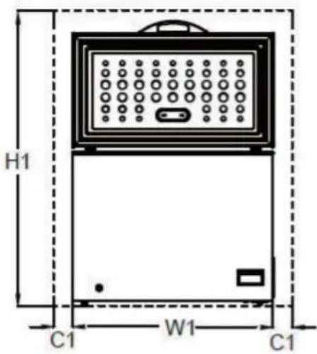 Smith&Brown SFCF-102-WF3 - Przestrzeń wokół urządzenia - 1