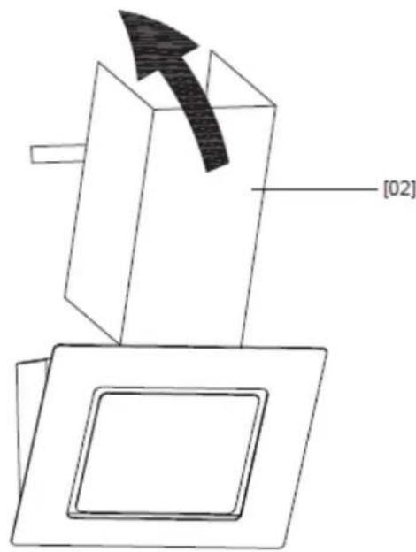 TCL CV60BK - Zaznacz na ścianie otwory montażowe - 14