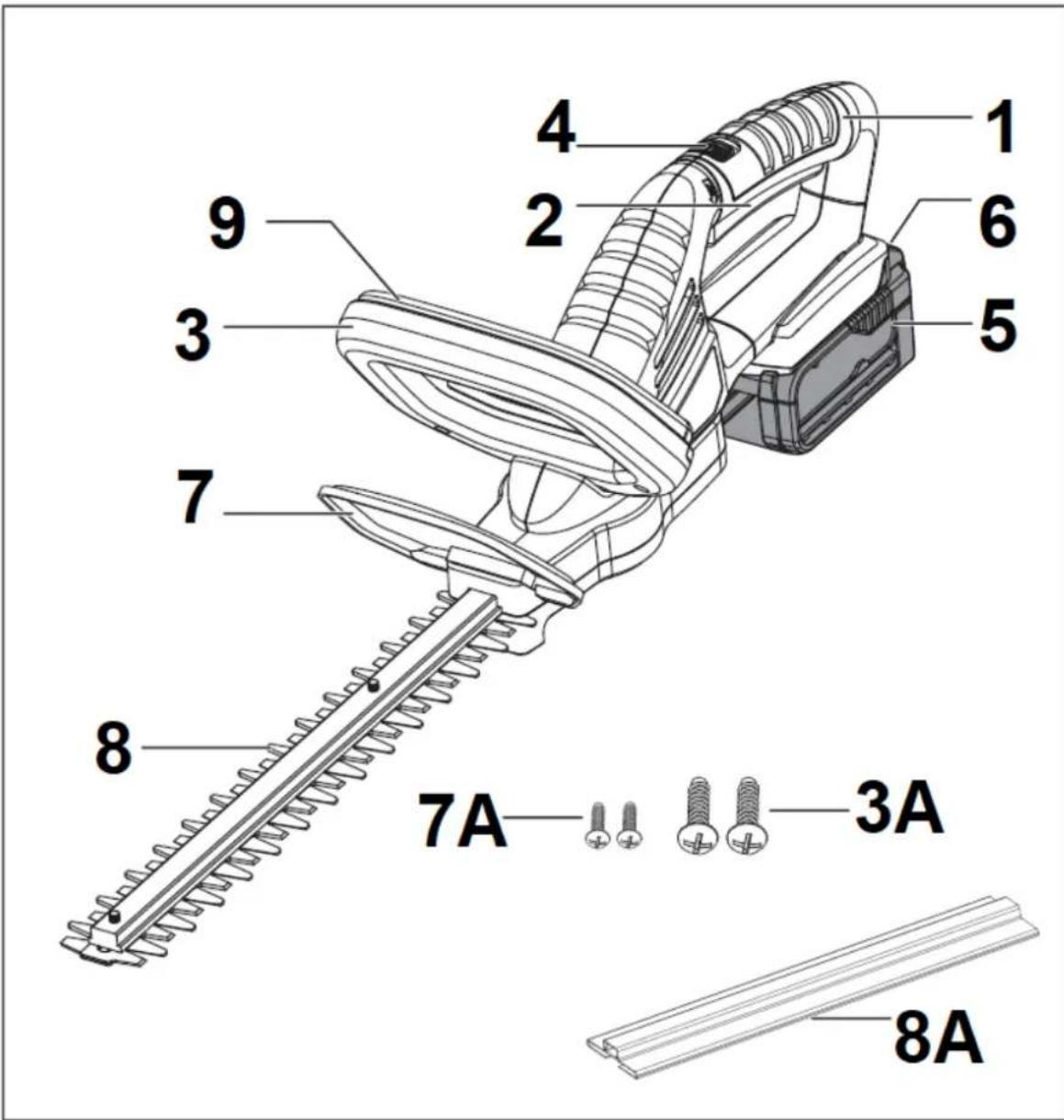 1 2 3 4 5 6 7 8 9 7A 3A 8A