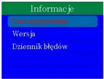 Informacje Cows nagrywania Wersja Dziennik błędów
