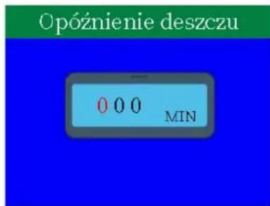 Opóźnienie deszczu 0 0 0 MIN