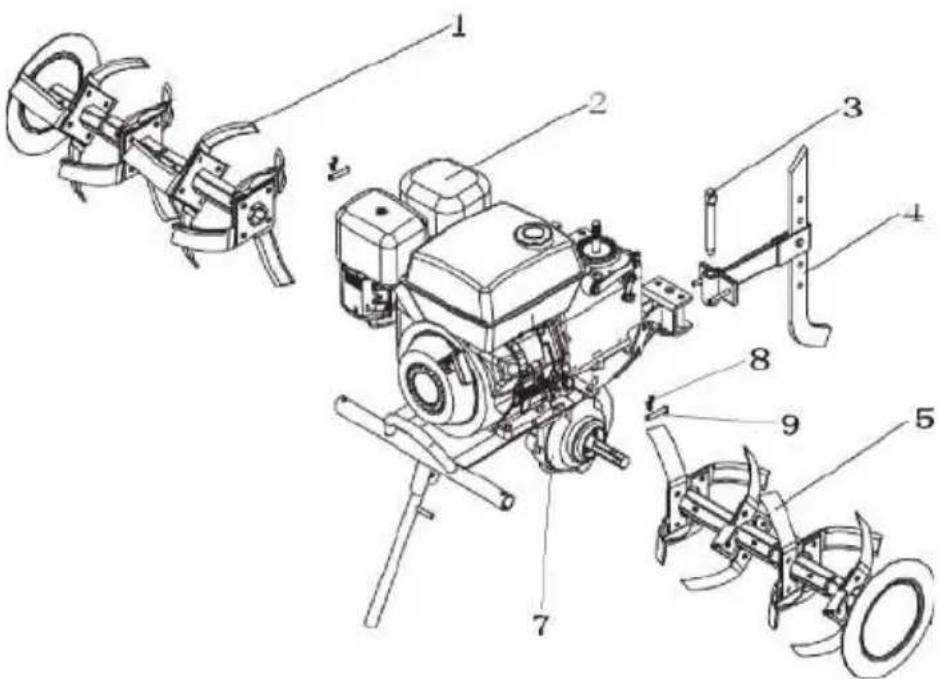 Rato RG3.6-100Q-Z-II - Montaż zestawu ostrzy - 3