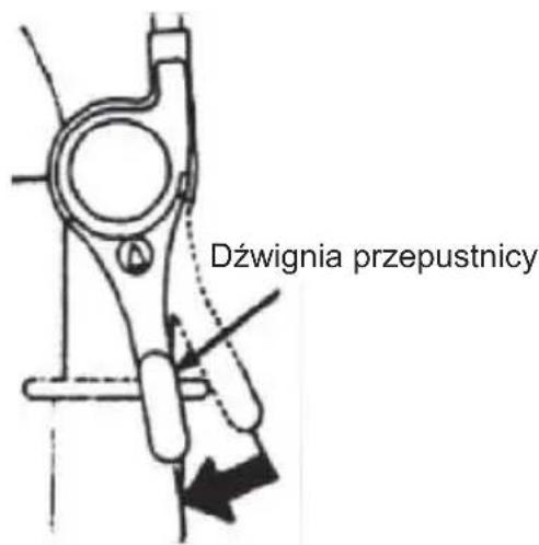Dźwignia przepustnicy
