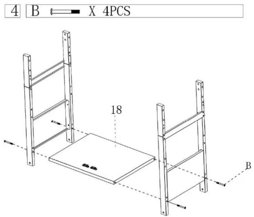 4 B X 4PCS 18 B