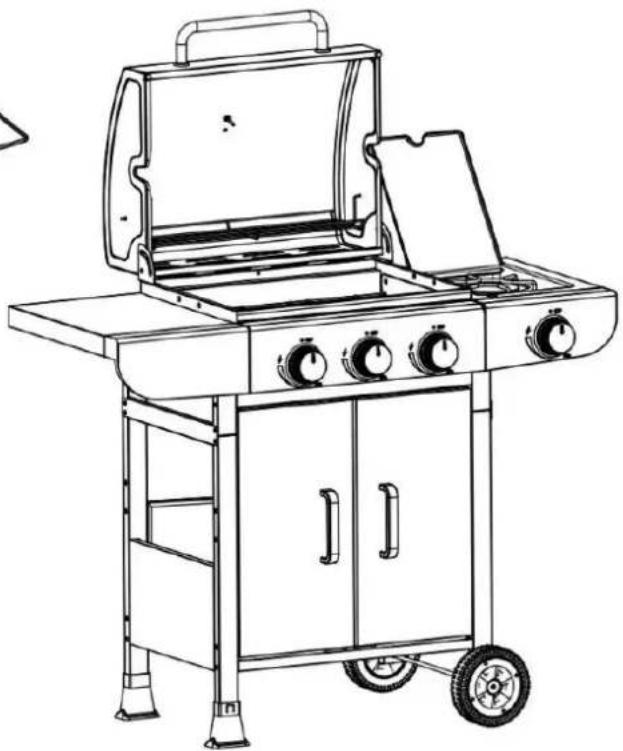 Ravanson GO-3 - Assemble the side burner - 9