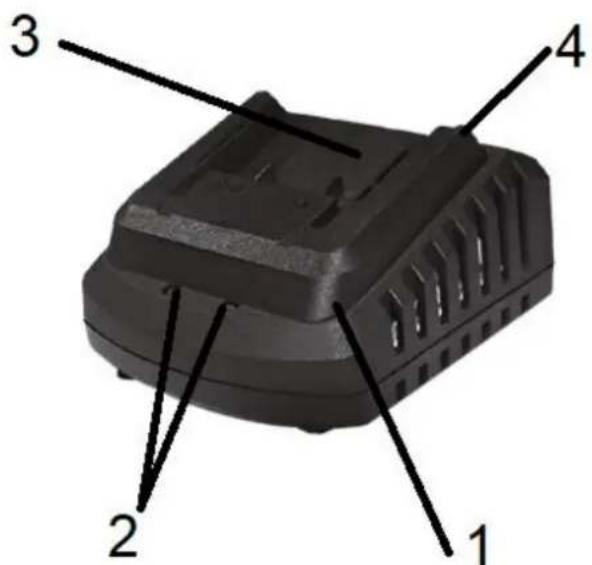 Krysiak QC20 - Elementy ładowarki akumulatorowej (budowa) - 1