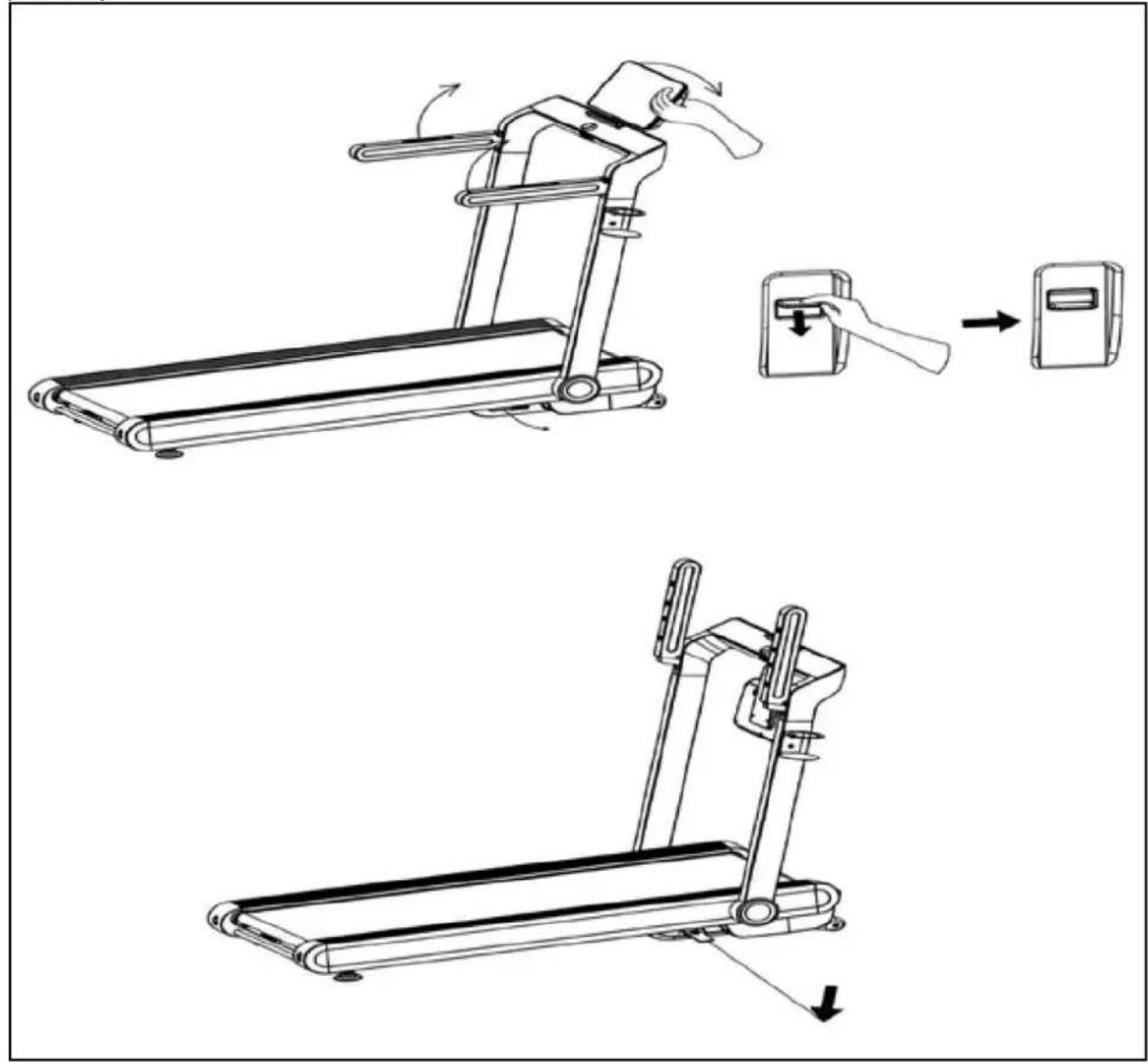 Hammer Q. Vadis 3.0 - Składanie bieżni - 1