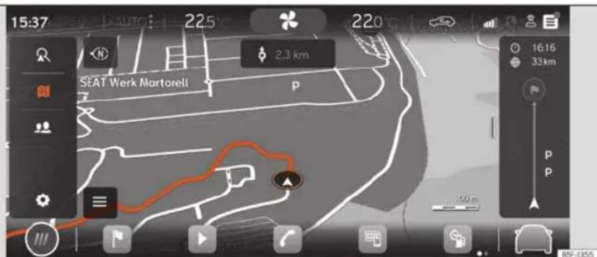 15:37 AUTO 22.5 220 SEAT Werk Martorell 2.3 km p 16:16 33 km p p B5F-1355