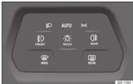 ID AUTO ≥< FRONT MODE REAR MAX REAR B5F-1182