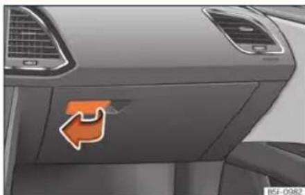 SEAT Leon ST (2019) - Schowek podręczny - 1