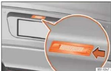 SEAT Leon ST (2019) - Wymiana żarówek podświetlenia tablicy rejestracyjnej - 2
