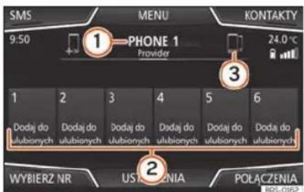 SMS 9:50 PHONE 1 Prowider 24.0 °C 3 1 2 3 4 5 6 Dodaj do ulubionych Dodaj do ulubionych Dodaj do ulubionych Dodaj do ulubionych Dodaj do ulubionych WYBIERZ NR USŁACZENIA POŁACZENIA BPL-0162