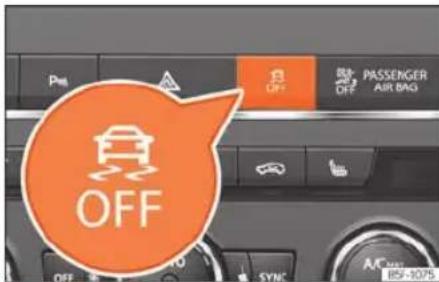 OFF PASSenger AIR BAG OFF SYNC BSP-1075