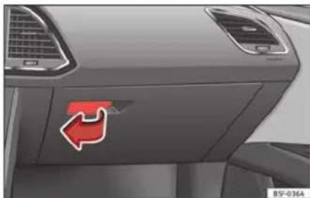 SEAT Leon ST (2018) - Schowek podręczny - 1