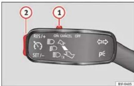 SEAT Leon ST (2018) - Obsługa tempomatu (CSS)\* - 1