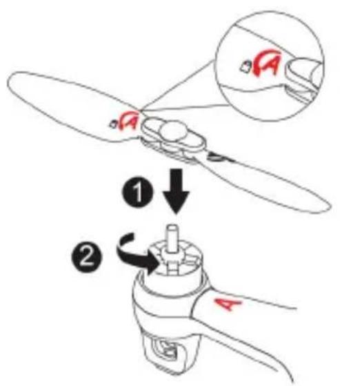 Syma W1 Pro - Montaż śmigieł - 1