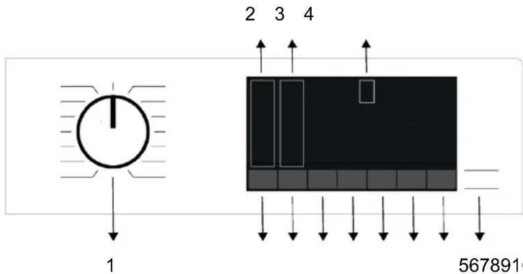GRUNDIG GD7P5104427WPB - Panel kontrolny - 1