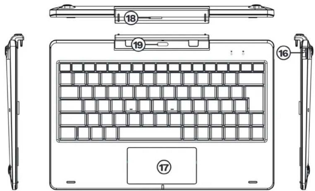 Krüger&Matz Edge 1089S - Klawiatura (tylko model KM1089) - 1