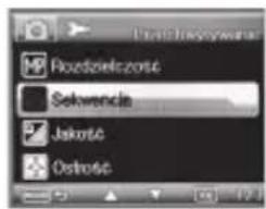 Götze & Jensen DC805 - Ustawienia trybu rejestracji zdjęć: - 2