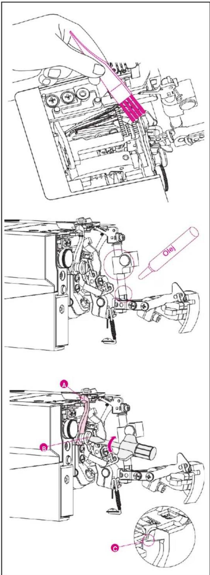 Minerva M5000CL - Wymiana nieruchomoego noża - 2