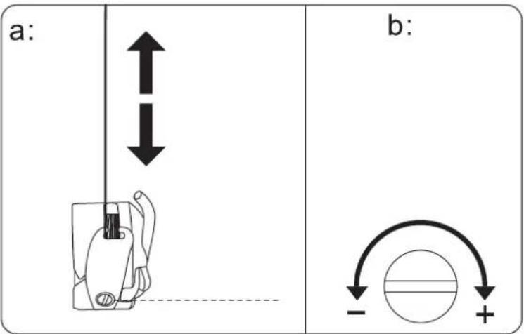a: b: - +