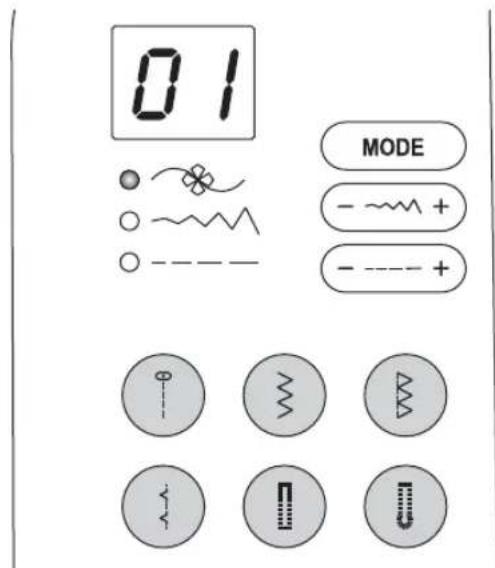 01 MODE - ~+ - - ---- + - - - - - - -