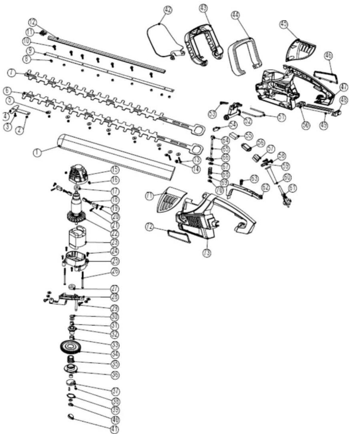 Faworyt ERN710-5 - Rysunek złożeniowy - 1