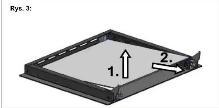 Solgaz SP-70-Duo - Demontaż szyb drzwiczek piekarnika - 4